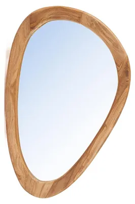 Produktbild von Bazar Bizar Spiegel aus teakholz in braun, 56x80x3cm