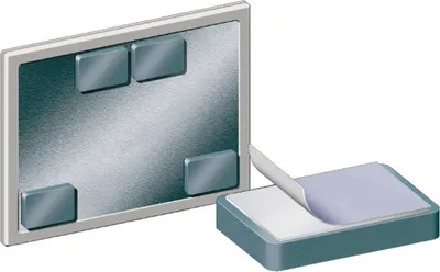 Produktbild von Legamaster 7-184000 Blockmagnet 50 x 75 x 12 mm