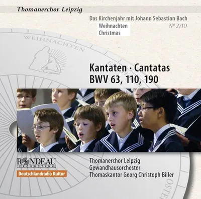 Obrázok produktu pre Kantáty BWV 63,110,190 (Vianočné) - - (CD / Track: # 0-9)