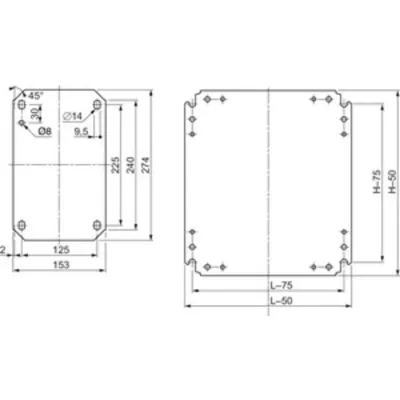 Obrázek produktu pro Schneider Electric Jednoduchá montážní deska H250xŠ400mm z pozinkované oceli NSYMM2540