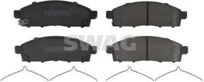 Produktbild von SWAG Bremsbeläge Satz Vorne Bremsklötze für MITSUBISHI L 200 / Triton Pickup (KJ, KK, KL) 80 91 6624