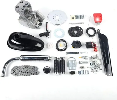 Produktbild von 100cc 2-taktní motorizovaný motor Bike Kit Sady nářadí pro jízdní kola Upgrade na E-bike Benzínový motocykl s nízkou spotřebou paliva (36 převodů)