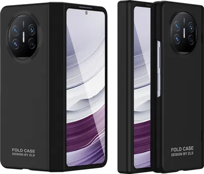 Image de Etui pour Huawei Mate X5 Etui en PC rigide avec protection de l'écran et de la charnière noir