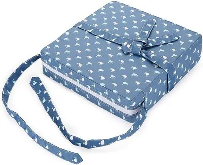 Produktbild von Verstellbarer und abnehmbarer Kindersitz für Kleinkinder, waschbarer Kindersitz mit Gurten (blau)
