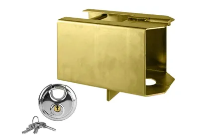 Zdjęcie produktu dla EAL 11801, Kłódka na dyszel, Metaliczny, Klucz, Caravan, Trailer