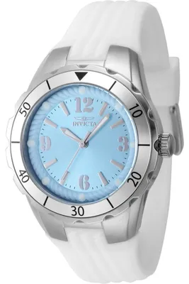 Produktbild von Invicta Angel 48848 Damenarmbanduhr - Quartz Uhrwerk - Edelstahl mit blauem Zifferblatt - 38 mm
