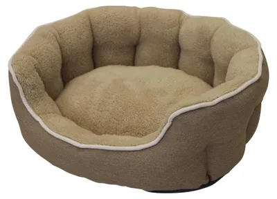 Produktbild von Nobby 60859, Nest-Haustierbett, Drinnen, Hund, Beige, Braun, Oval, Einfarbig