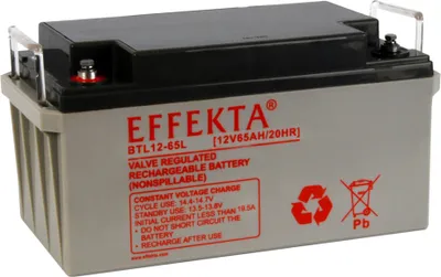 Obrázek produktu pro Effekta BTL 12-65L olověná baterie AGM VRLA 12V 65Ah