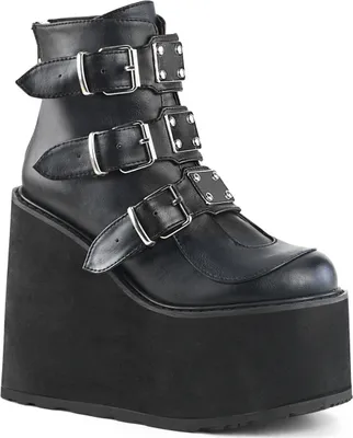 Produktbild von SWING-105 Damen Booties von DemoniaCult, Schwarz  , EU 40, US 10