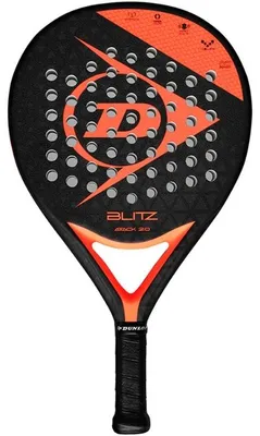 Productafbeelding van Dunlop Blitz Attack 2.0 Padelracket, goudkleurig. Één maat