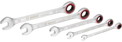 Produktbild von Ratschen-Einmaulschlüssel-Set, 5-teilig