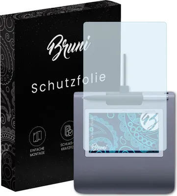 Produktbild von Bruni Basics-Clear 2x Schutzfolie kompatibel mit Wacom STU-530 Folie