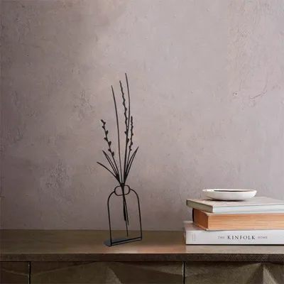 Produktbild von Evila Originals, Flowerpot - 3, Dekofiguren, Schwarz, Metall, 19 x 44 cm