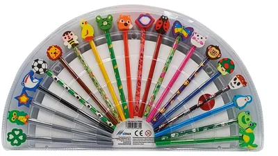 Obrázek produktu pro Kredki z gumkami 20 kolorów ToysInn STN 8844