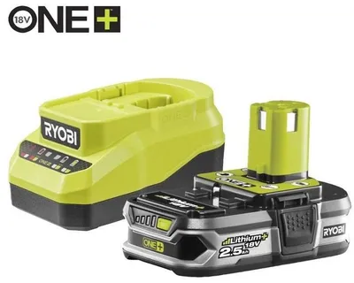 Zdjęcie produktu dla RYOBI RC18120A-125 Zestaw Zasilający: Ładowarka i Akumulator 2.5Ah