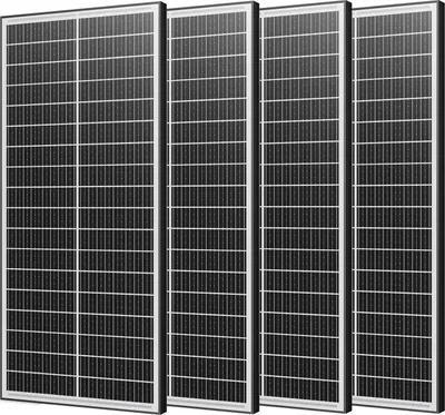 Produktbild von Solarpanel, hohe Effizienz, vielseitige Anwendungen, 400W(100W x 4)