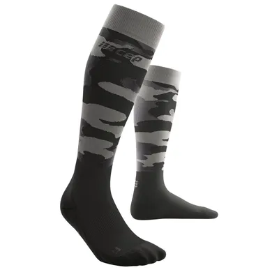 Zdjęcie produktu dla CEP Skarpety kompresyjne Camocloud damskie CEP camocloud socks, tall, black/grey, women, II