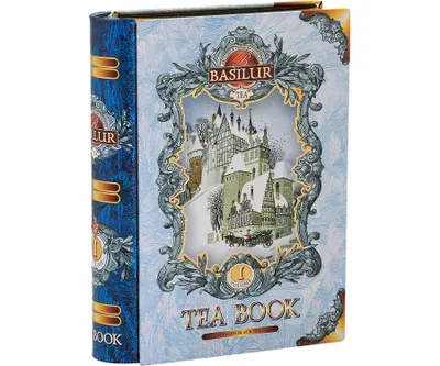 Zdjęcie produktu dla Basilur TEA BOOK VOLUME I herbata czarna PRAŻONE MIGDAŁY JAŚMIN prezent PUSZKA książka - 100g