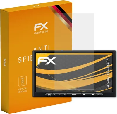 Produktbild von atFoliX FX-Antireflex 3x Schutzfolie kompatibel mit Sony XAV-AX4050 Displayfolie
