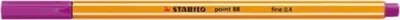 Produktbild von Stabilo Point 88 Fineliner, lila, 0.4mm, 10er Pack