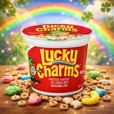 Produktbild von Lucky Charms Cerealien mit Marshmallows Cup 49g