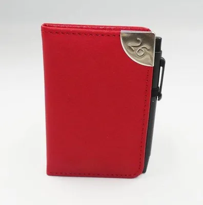 Produktbild von Famanu Tagebuch A7 Mini Pocket 2026 - Rot