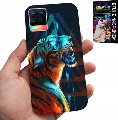 Produktbild von Hülle für Realme 8 / 8 Pro - Tygrys: Gehäuse mit Herrenmustern