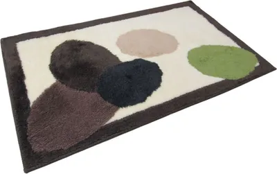 Produktbild von Sanwood Badematte Badteppich Badvorleger Duschvorleger Badezimmerteppich 60x100 cm Inuit Taupe