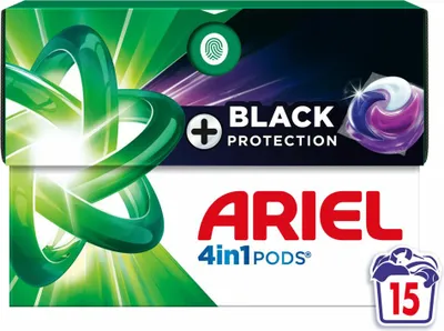Produktbild von Ariel - 4-in-1 Waschmittelkapseln - Revitablack - 15 Kapseln - 1 Stück