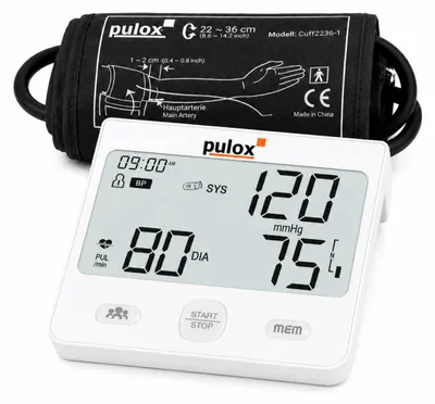 Produktbild von Pulox BP-200 - Automatisches Blutdruckmessgerät mit AFib-Erkennung