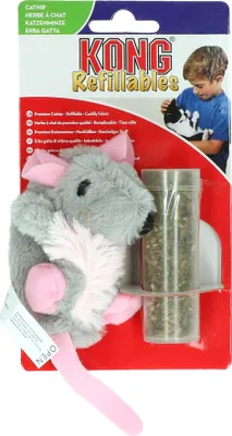 Image de KONG Jouets pour chats KONG Refillables Catnip Rat 10 cm