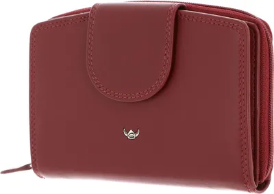 Produktbild von Golden Head Leder Geldbörse Polo RFID Protect Zipped Ladies Purse Wallet Red rot