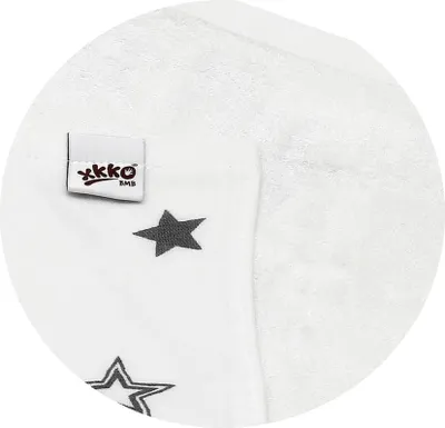 Produktbild von xkko Babydecke BW-Bamboo silver stars
