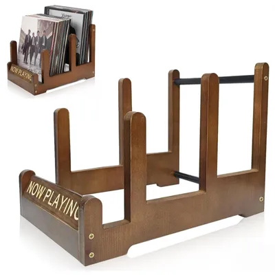 Image de Omgoods - Support en bois pour plaques, dimensions : 37 x 27 x 24 cm
