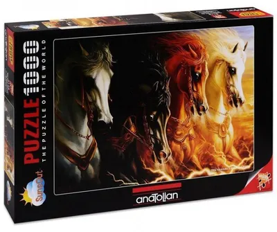 Image de Puzzle 1000 pièces Les Quatre Cavaliers de l'Apocalypse 3116 Anatolian