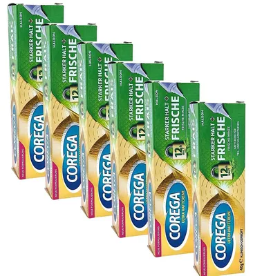 Produktbild von 6x Corega Ultra Prothesen Haftcreme frisch 6x 40g