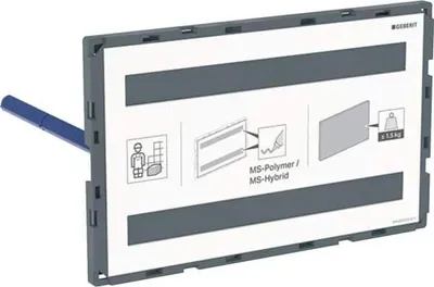 Produktbild von GEBERIT Abdeckplatte Omega flächenbündig zum befliesen 115087001