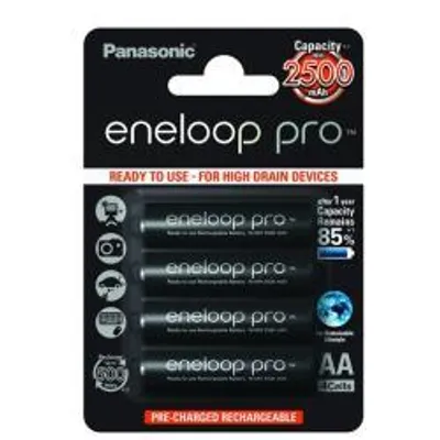 Obrázek produktu pro Nabíjecí baterie BK-3HCDE/4BE 2500mAh 4ks v balení - Panasonic eneloop originál