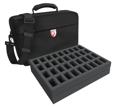 Produktbild von MEDIUM Tasche für 108 Miniaturen mit Schaumstoffeinlagen