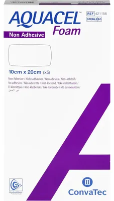 Immagine prodotto di Aquacel Schiuma non adesiva 10x20 cm medicazione 5 pz