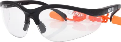 Obrázek produktu pro KS TOOLS Schutzbrille-transparent, mit Ohrstöpsel (310.0176)