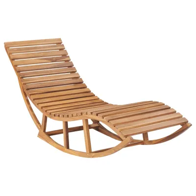 Produktbild von Schaukelliege mit Auflage Massivholz Teak