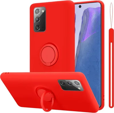 Obrázek produktu pro Cadorabo Case for Samsung Galaxy NOTE 20 Protective Cover in Red Pouzdro na mobilní telefon TPU Case Cover