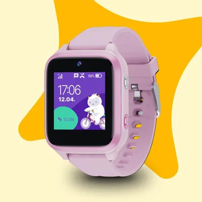Produktbild von KLOKI Star 4G GPS-Kinderuhr - Smartwatch für Kinder mit Telefon, SOS-Taste und integrierter SIM, Rosa