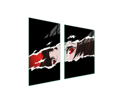 Produktbild von Herdabdeckplatten 2 teilig 100x52 Glaskeramikkochfeld Abdeckung Glas Schneidebrett Frau Schwarz
