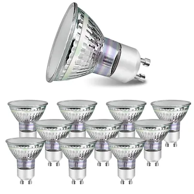 Produktbild von ZMH 10er Pack GU10 LED Warmweiss 4W Leuchtmittel Lampe Ersetzt 40W Halogenlampe Glühbirne 3000K Energiesparlampe Abstrahlwinkel 110° Spot Reflektor Birne Glühlampen Strahler Spot - Nicht dimmbar