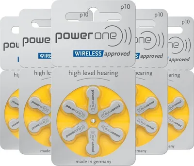 Produktbild von Power One P10 (PR70) Geel hoortoestelbatterij