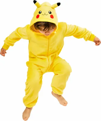 Produktbild von Pikachu Pokémon Fleece-Onesie Kinderkostüm 128