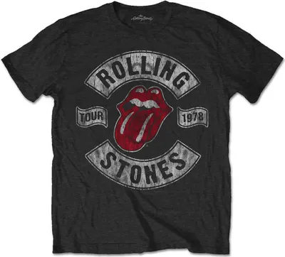 Obrázek produktu pro The Rolling Stones US Tour 1978 Black S Tričko