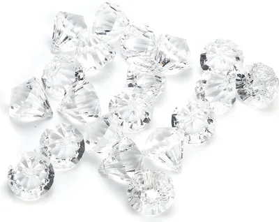 Obrázek produktu pro 20 kusů akrylových diamantových přívěsků, průhledných, na závěsy a dekorace, DIY šperky